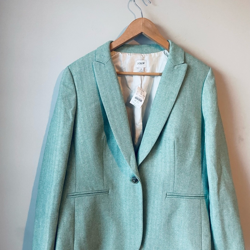 J. Crew Herringbone Holland Blazer NWT